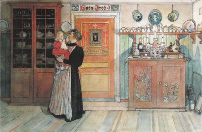 Entre Noël et le Nouvel An - Carl Larsson